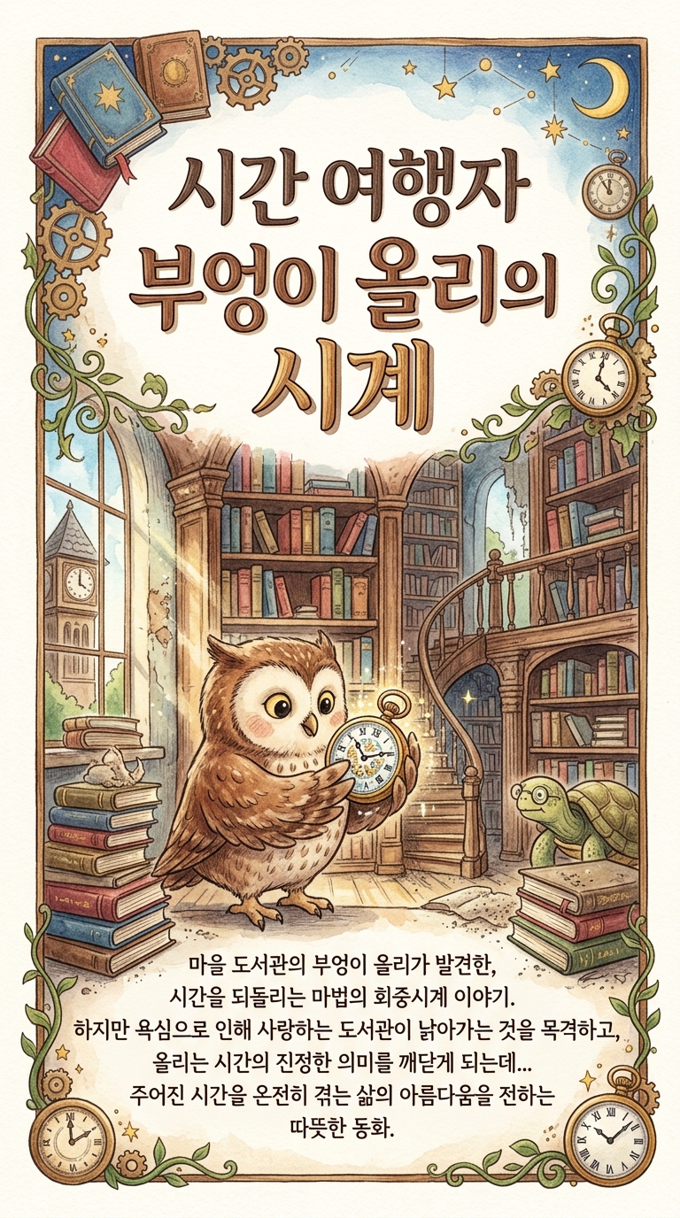 시간 여행자 부엉이 올리의 시계